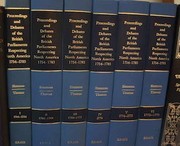 Front cover of Proceedings and debates of the British Parliaments respecting North America, 1754-1783 by Great Britain. Parliament.