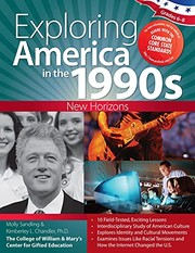 Cover of Exploring America in The 1990s by Molly Sandling