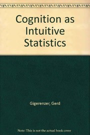 Cover of Cognition as intuitive statistics by Gerd Gigerenzer