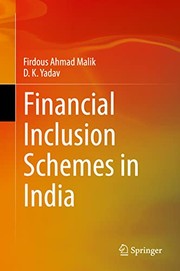 Front cover of Financial Inclusion Schemes in India by Firdous Ahmad Malik