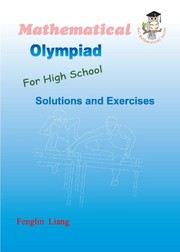Front cover of Mathematical olympiad for high school by Fenglin Liang