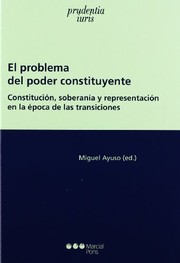 Front cover of El problema del poder constituyente by Miguel Ayuso Torres