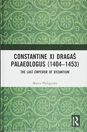 Cover of Constantine XI Dragas Palaeologus by Marios Philippides