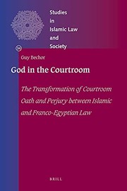 Front cover of God in the courtroom by Guy Bechor