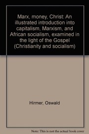 Front cover of Marx, money, Christ by Oswald Hirmer