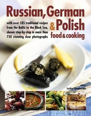 Cover of Russian, German & Polish food & cooking by Lesley Chamberlain