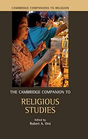 Cover of The Cambridge companion to religious studies by Robert A. Orsi