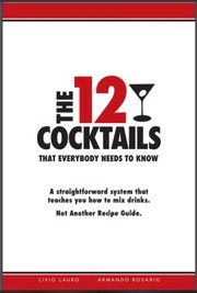 Front cover of 12 Cocktails by Livio Lauro