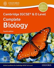 Front cover of Cambridge IGCSE® and o Level Complete Biology Student Book Fourth Edition by Ron Pickering