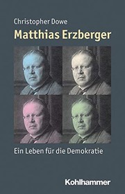 Cover of Matthias Erzberger by Christopher Dowe