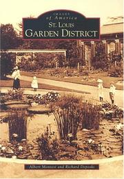 Front cover of St. Louis Garden District by Albert Montesi