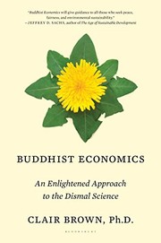 Cover of Buddhist economics by Clair Brown