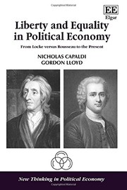 Front cover of Liberty and Equality in Political Economy by Nicholás Capaldi