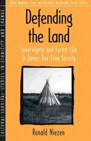 Cover of Defending the land by Ronald Niezen