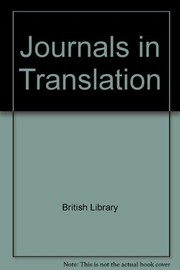 Front cover of Journals in translation by British Library. Lending Division