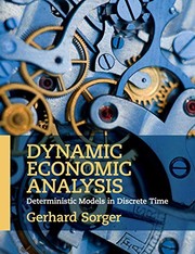 Cover of Dynamic Economic Analysis by Gerhard Sorger