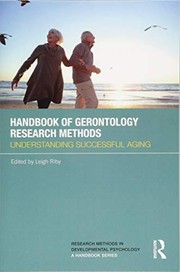 Front cover of Handbook of Gerontology Research Methods by Leigh Riby