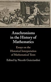 Cover of Anachronisms in the History of Mathematics by Niccolò Guicciardini