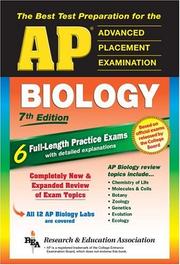 Front cover of AP biology by Laurie Ann Callihan