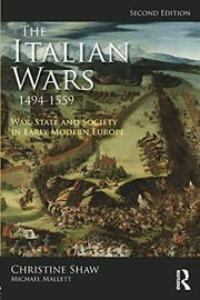 Front cover of Italian Wars 1494-1559 by Christine Shaw