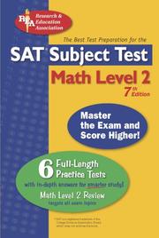 Front cover of SAT Subject Test by Research and Education Association