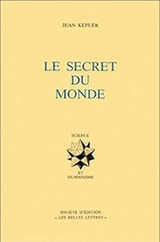 Front cover of Le secret du monde by Johannes Kepler