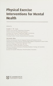 Front cover of Physical Exercise Interventions for Mental Health by Linda C. W. Lam