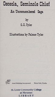Front cover of Osceola, Seminole chief by Orville Zelotes Tyler