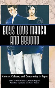Cover of Boys Love Manga and Beyond by Mark McLelland