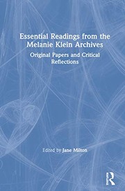 Front cover of Essential Readings from the Melanie Klein Archives by Robertson