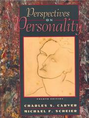 Cover of Perspectives on personality by Charles S. Carver