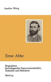 Cover of Ernst Abbe by Joachim Wittig