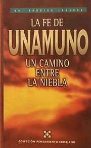 Front cover of La fe de Unamuno by Rodrigo Segarra