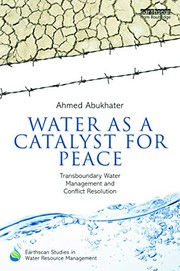 Front cover of Water As a Catalyst for Peace by Ahmed Abukhater