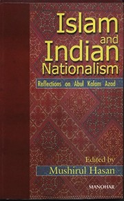 Front cover of Islam and Indian Nationalism by Mushirul Hasan