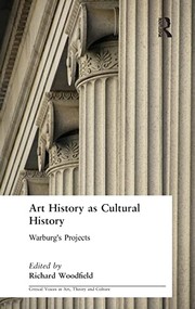 Front cover of Art history as cultural history by Richard Woodfield