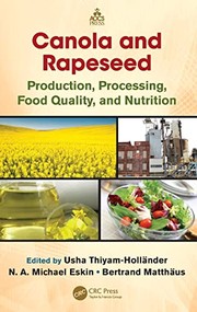 Front cover of Canola and rapeseed by Usha Thiyam-Hollaender