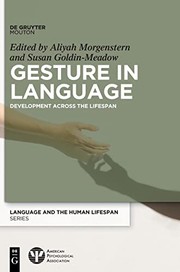 Cover of Gesture in Language by Aliyah Morgenstern