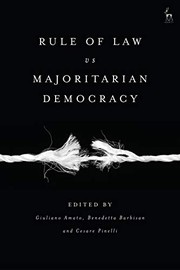 Cover of Rule of Law vs Majoritarian Democracy by Giuliano Amato