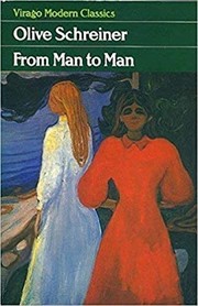 Cover of From man to man, or, perhaps only by Olive Schreiner