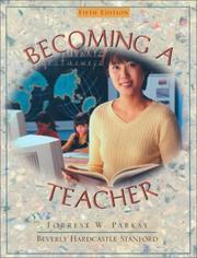 Cover of Becoming a teacher by Forrest W. Parkay