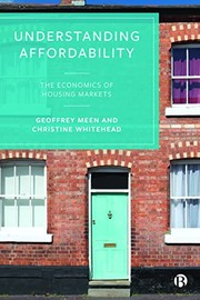 Cover of Understanding Affordability by Geoffrey Meen