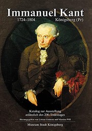 Front cover of Immanuel Kant: Erkenntnis - Freiheit - Frieden. Ausstellung anl asslich des 200. Todestages am 12. Februar 2004, Museum Stadt K onigsberg (Pr) im Kultur- und Stadthistorischen Museum Duisburg by Immanuel Kant