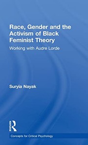 Front cover of Race, gender, and the activism of Black feminist theory by Suryia Nayak