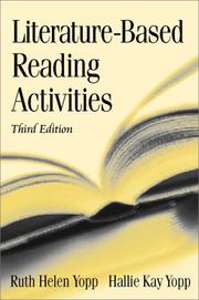 Front cover of Literature-based reading activities by Ruth Helen Yopp