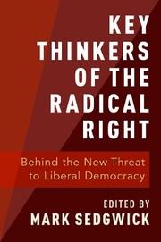 Front cover of Key Thinkers of the Radical Right by Mark Sedgwick