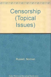 Cover of Censorship by Norman Russell