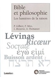 Cover of Bible et philosophie by Gilbert, Paul