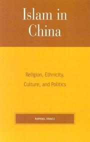 Front cover of Islam in China by Raphael Israeli