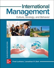 Cover of Loose Leaf for International Management by Jonathan Doh